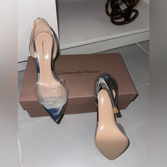 Gianvito Rossi bree leather & vinyl - Picture 9 of 16